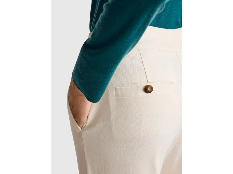 Gerade Hose mit Bündchen
