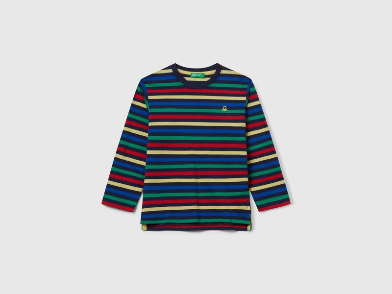 Gestreiftes Langarm-T-Shirt