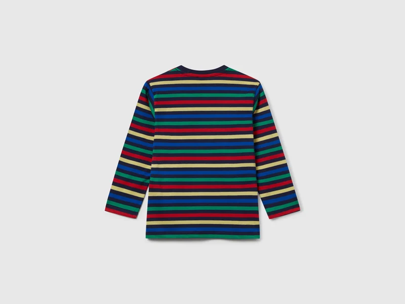 Gestreiftes Langarm-T-Shirt