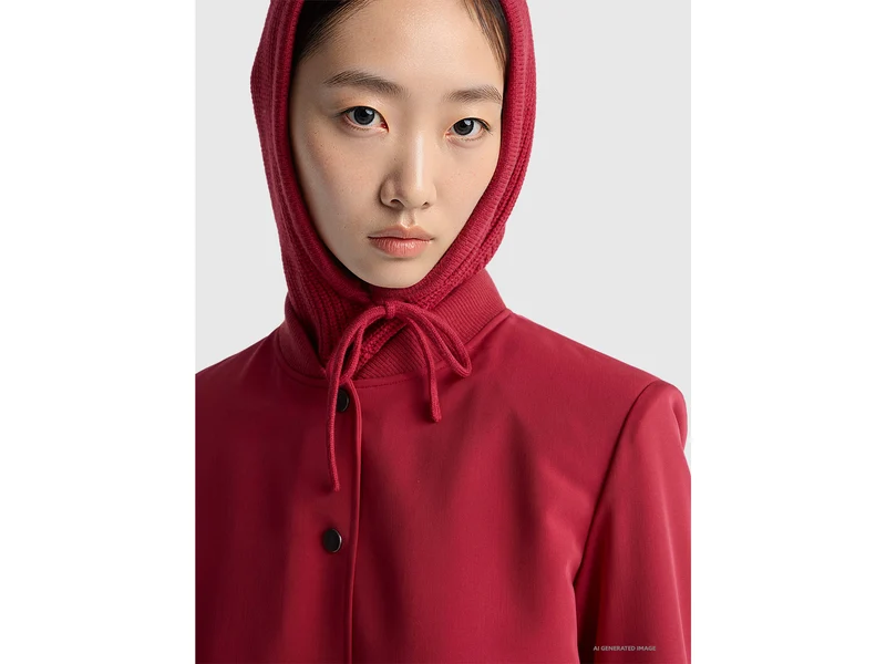 Jacke aus Stretch-Viskose-Mix