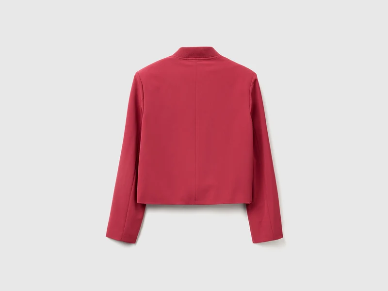 Jacke aus Stretch-Viskose-Mix