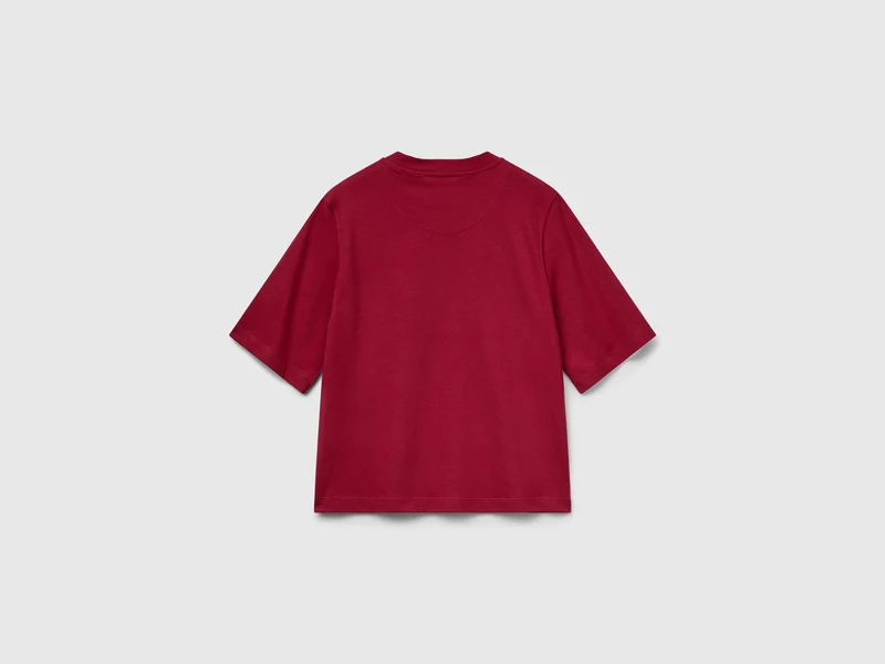 T-Shirt im Boxy-Fit, 100 % Baumwolle