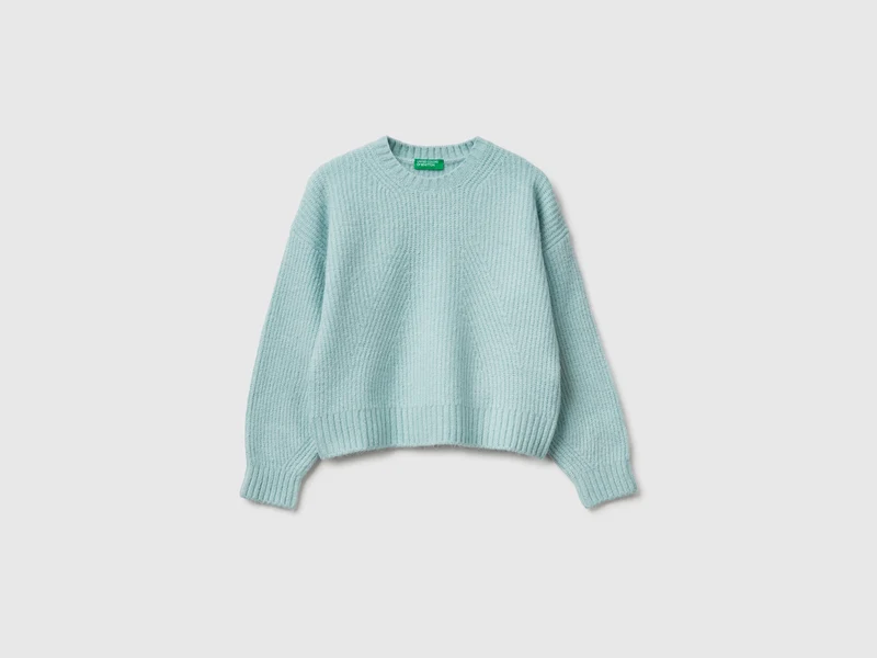 Pullover aus einer stretchigen Baumwollmischung