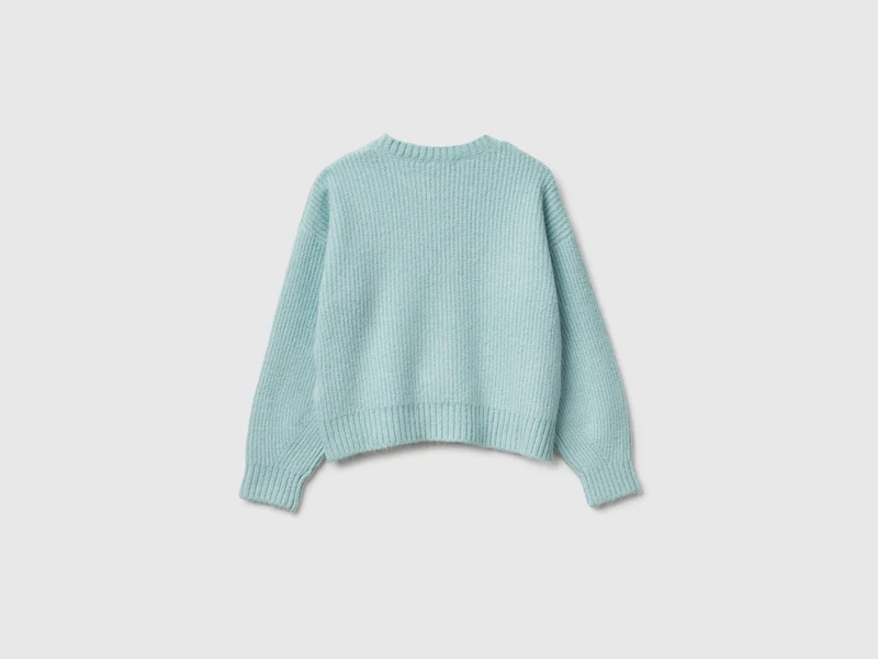 Pullover aus einer stretchigen Baumwollmischung