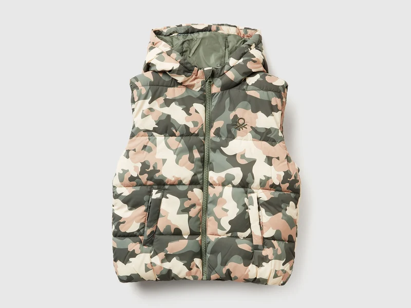 Steppweste in Camouflage