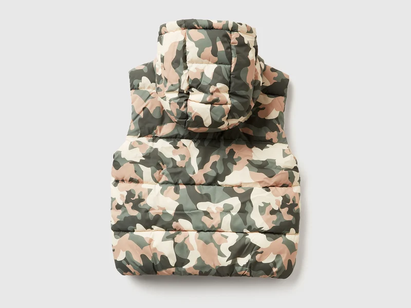 Steppweste in Camouflage