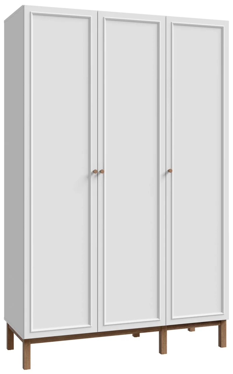 Kleiderschrank PENKRIDGE 3 Türen Optik: Secret Grey und Schlammeiche