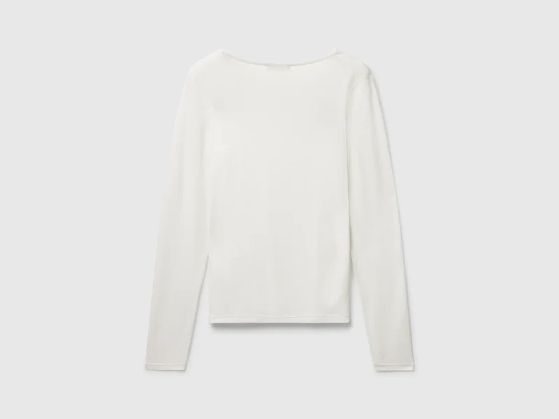 Slim-Fit-T-Shirt aus Stretch-Viskose