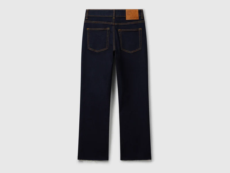 Cropped-Jeans aus Baumwolle