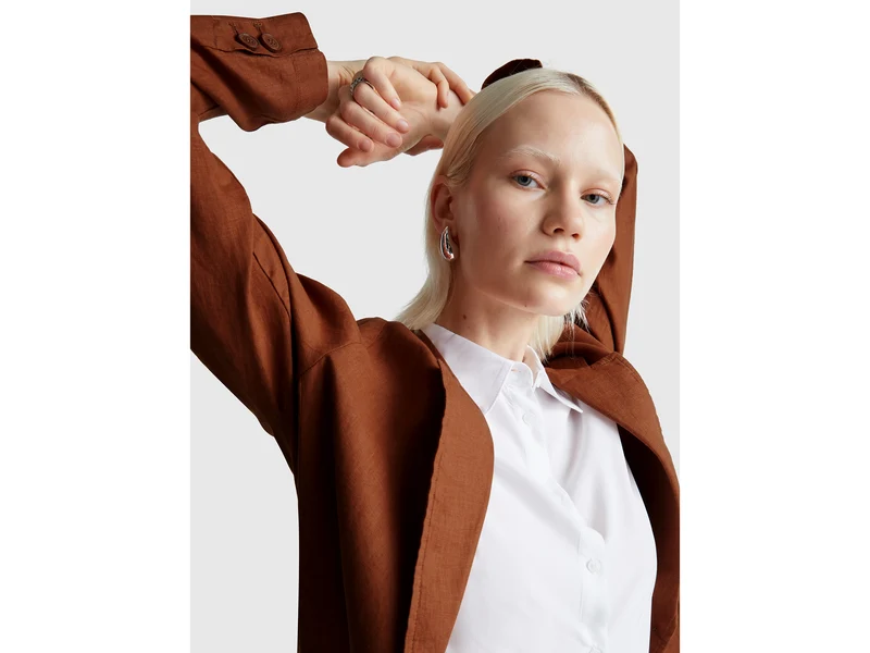 Blazer aus reinem Leinen
