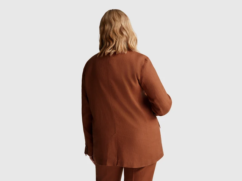Blazer aus reinem Leinen