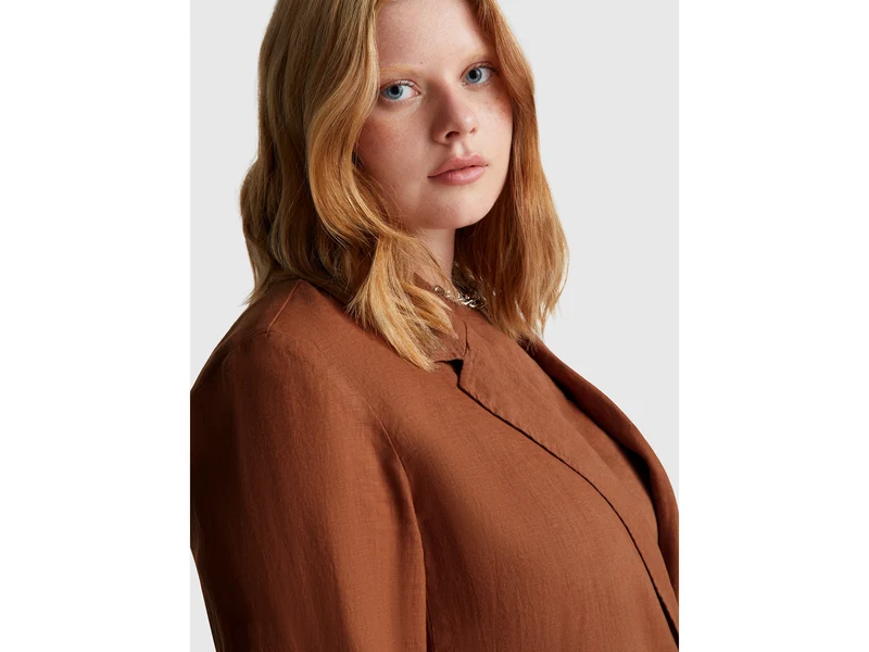 Blazer aus reinem Leinen