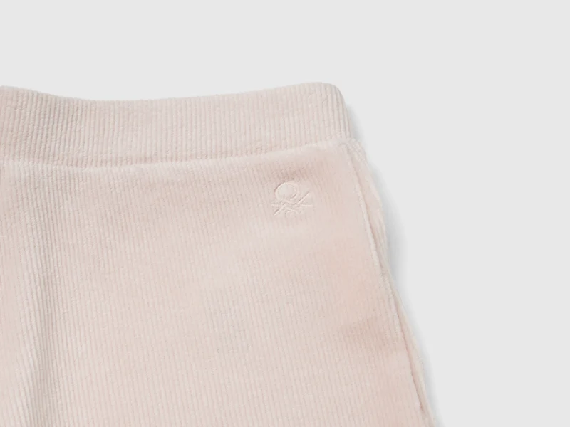 Weite Chenille-Hose