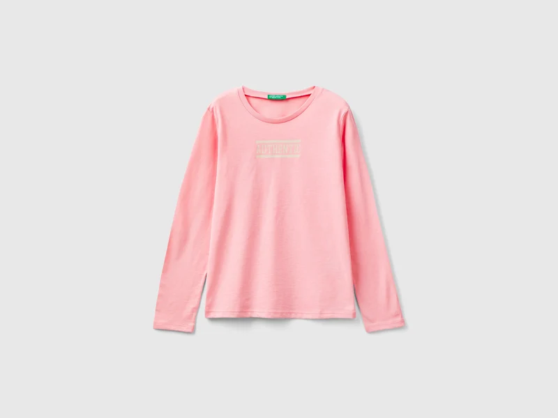 T-Shirt mit aufgedrucktem Lettering