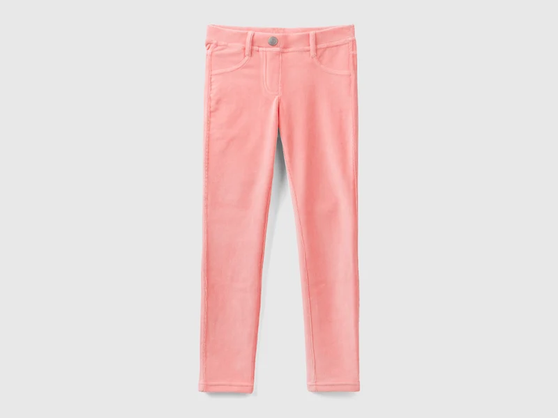 Super-Skinny-Hose aus Chenille