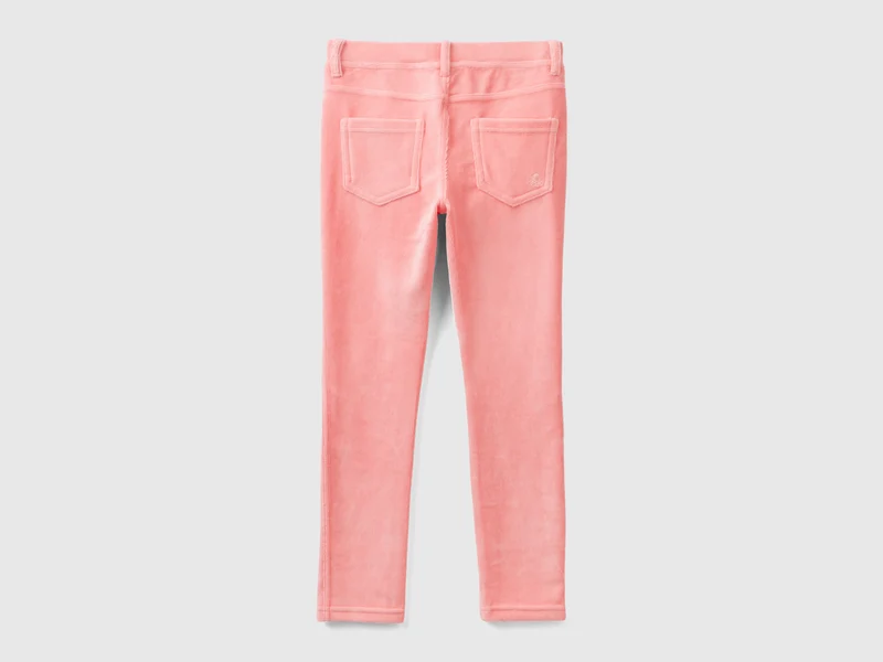 Super-Skinny-Hose aus Chenille