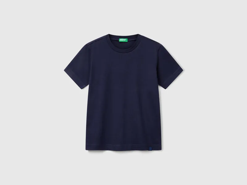 Kurzärmliges Baumwoll-T-Shirt