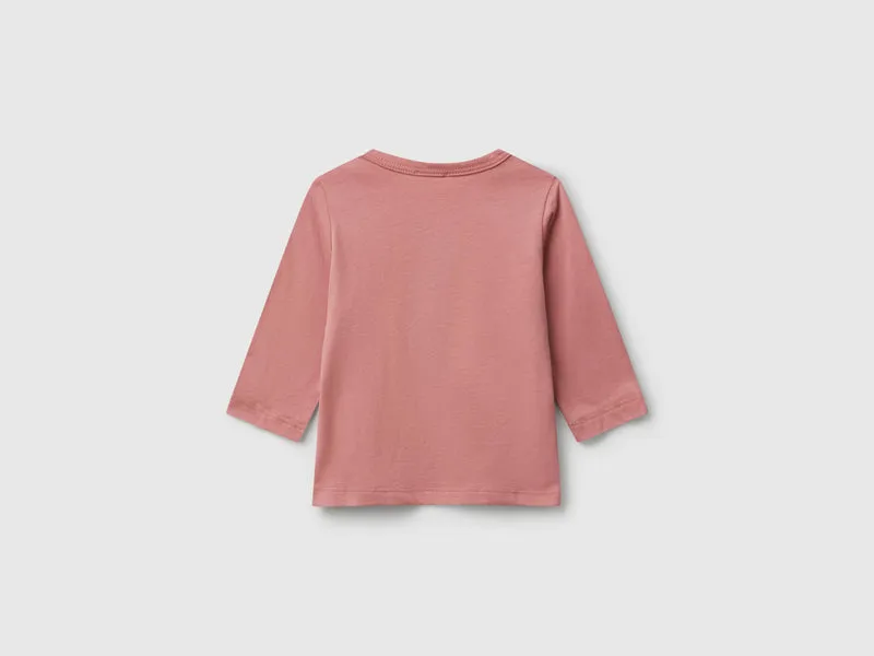 T-Shirt aus Baumwolle mit Rundhalsausschnitt