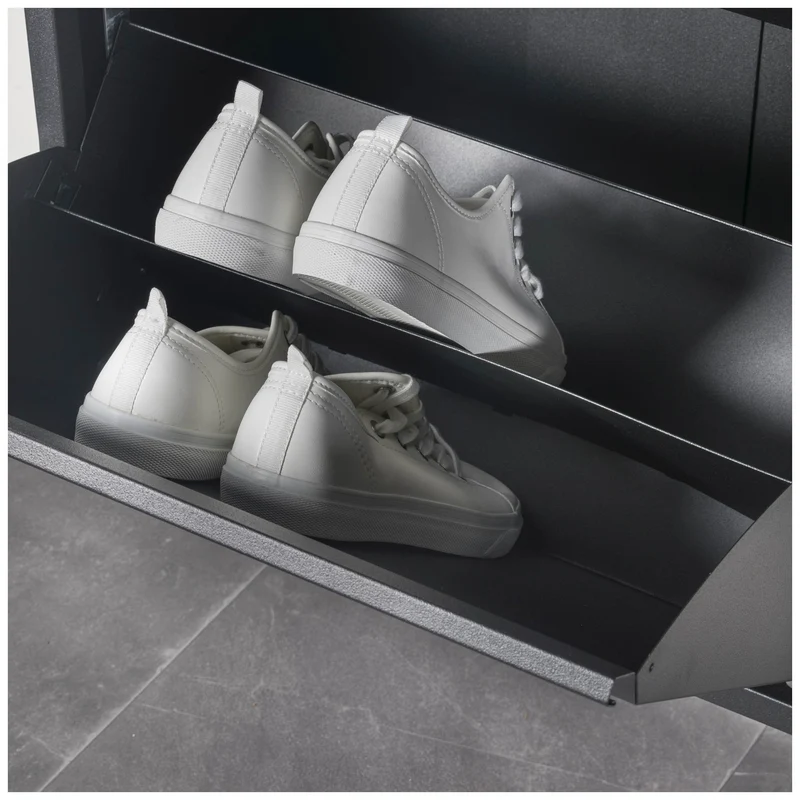 Schuhkipper BILLY 4 Schuhschrank in schwarz von Spinder Design