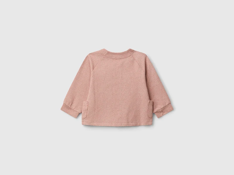 Sweatshirtjacke mit Punkten