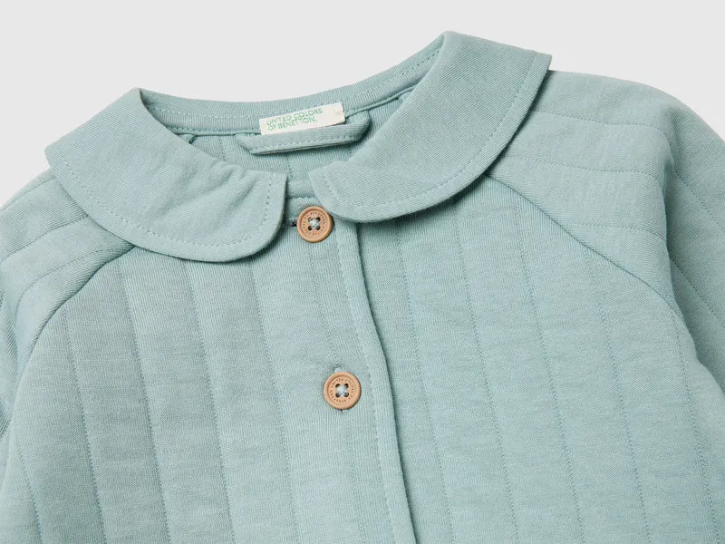 Sweatshirt mit Kragen