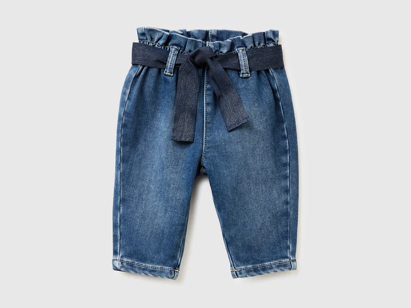 Thermojeans mit Schärpe