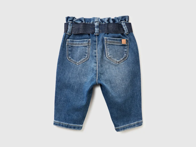 Thermojeans mit Schärpe