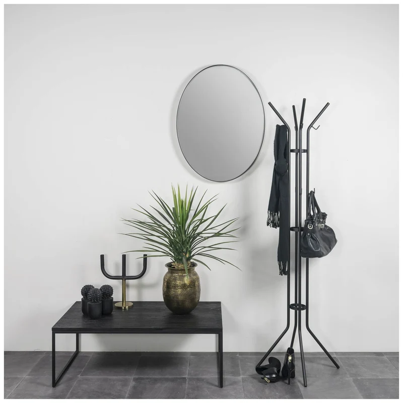 Kleiderständer JESSY Schwarz Design Garderobe Höhe 170 cm, von Spinder
