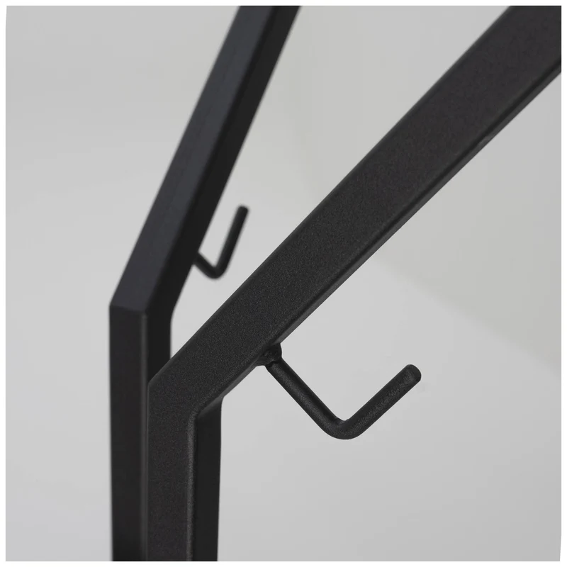 Kleiderständer JAIMY Schwarz Design Garderobe Höhe 170 cm, von Spinder