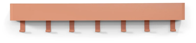 Hakenleiste DAX PLAY 7 Garderobe mit 7 Haken Clay Terra von Spinder
