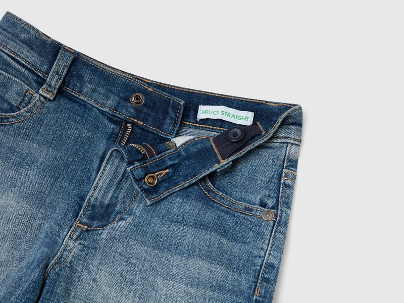 Denim-Bermudashorts