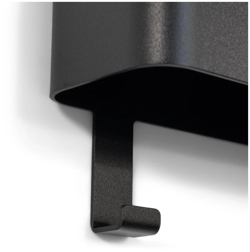 Hakenleiste DAX PLAY 7 Garderobenhaken Stahl Schwarz, Spinder Design