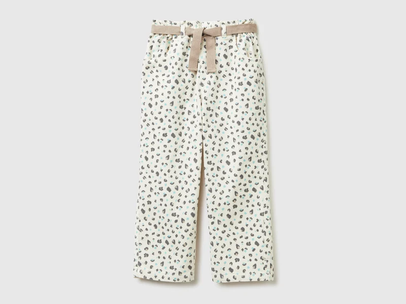 Gemusterte Samthose