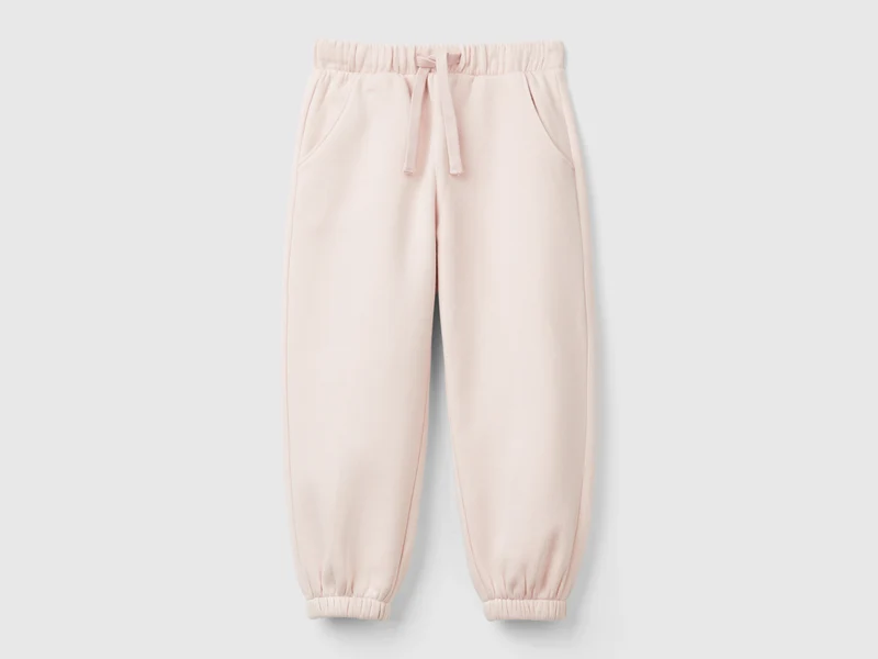 Fleece-Jogginghose mit Kordelzug