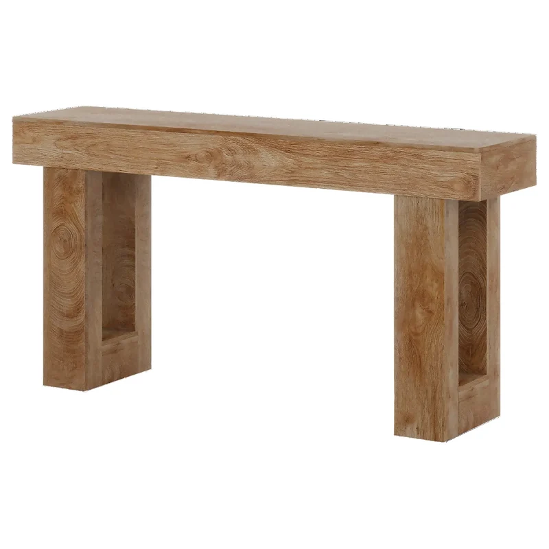 160 cm Konsolentisch, Bauernhaus Sofatisch Eingangstisch