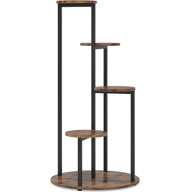 Pflanzenständer für den Innenbereich, mit Metallrahmen für Balkon, Garten, Terrasse