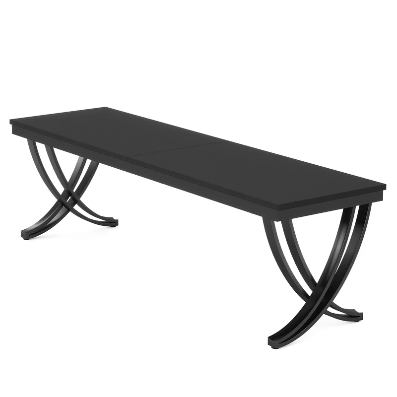200 cm Doppelter Langer Schreibtisch, Schreibtisch, Computertisch, für Home Office