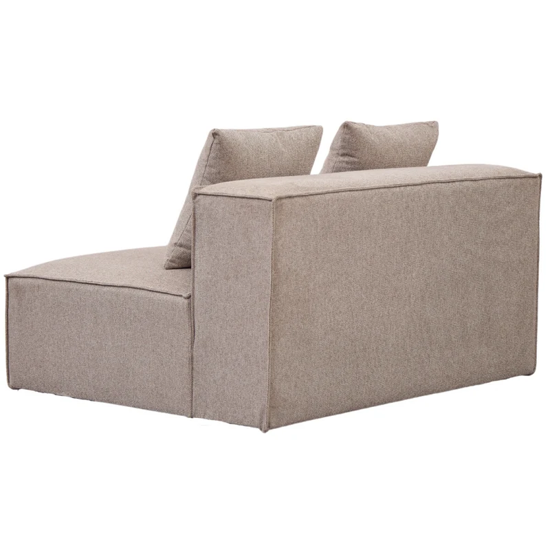 Hailey - Sitzelement für Modulsofa, Mittelmodul in sand L: 121 X T: 100 X H: 65 cm