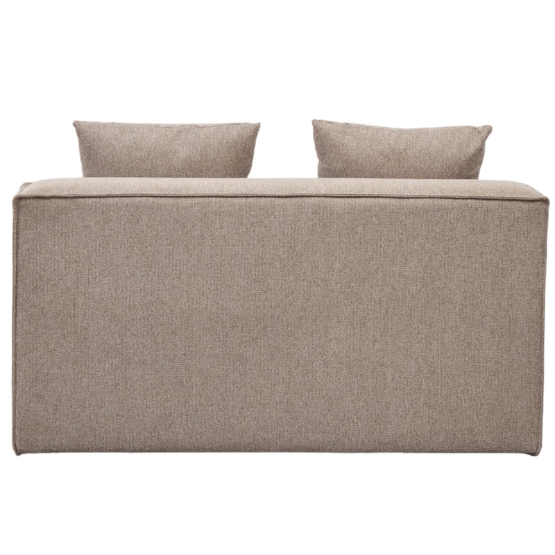 Hailey - Sitzelement für Modulsofa, Mittelmodul in sand L: 121 X T: 100 X H: 65 cm