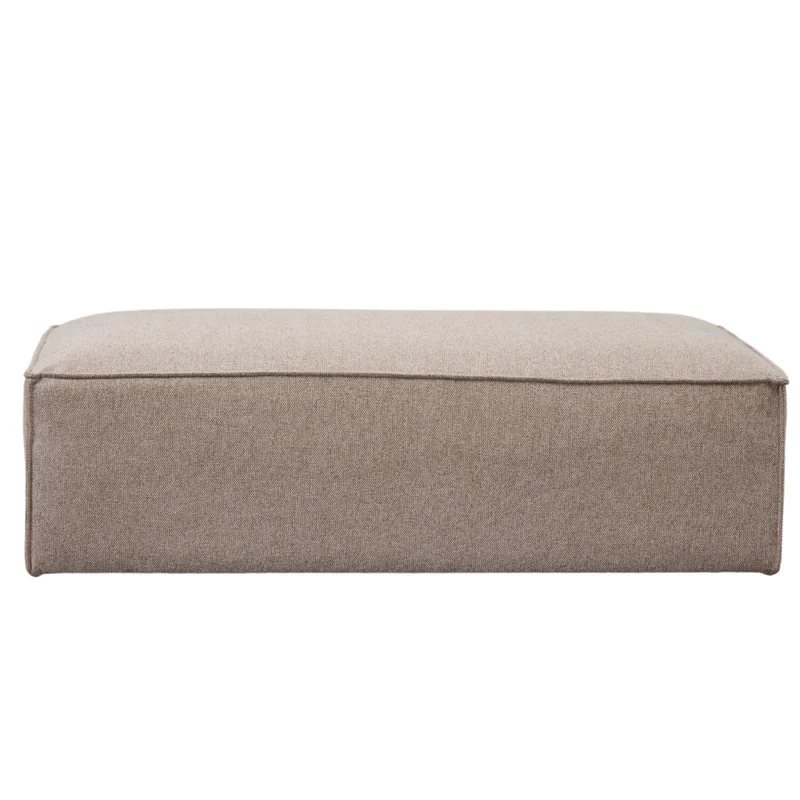 Hailey pouf in sand 121 x 74 cm