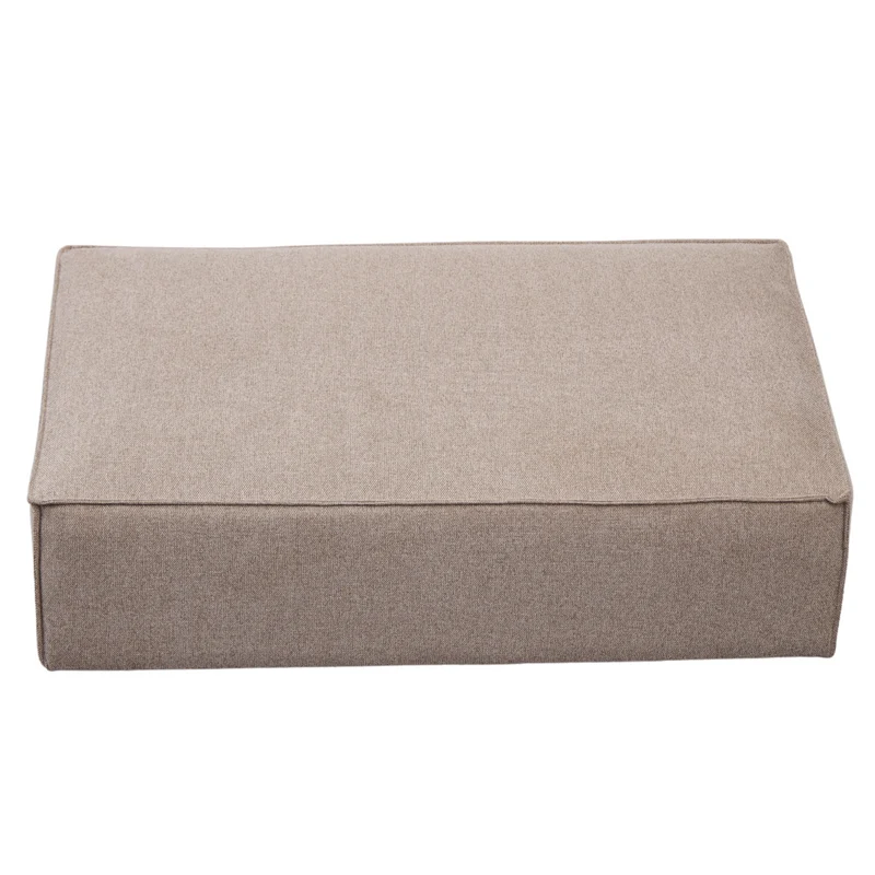 Hailey pouf in sand 121 x 74 cm