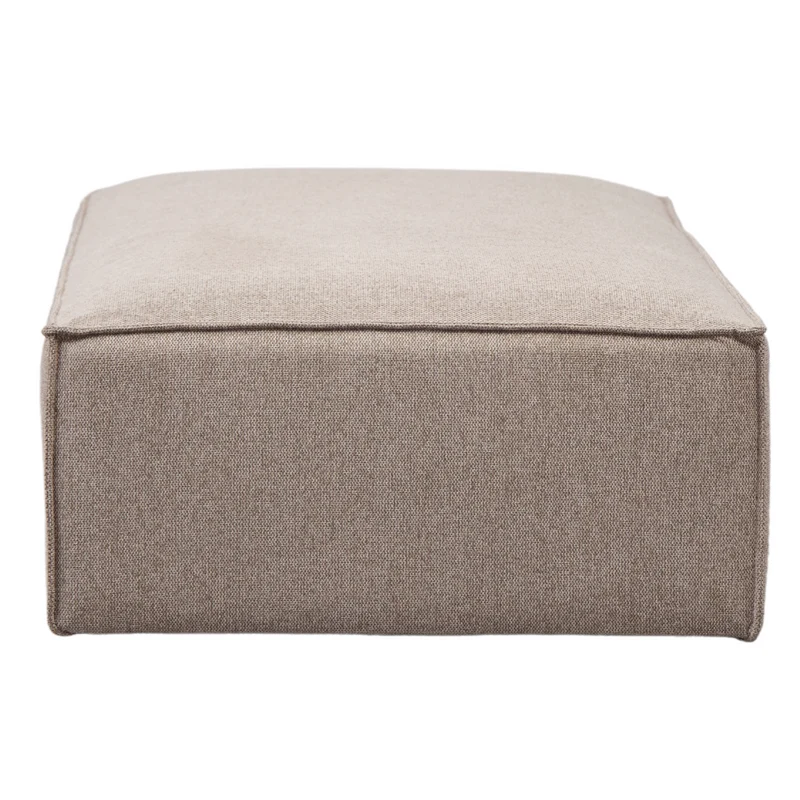 Hailey pouf in sand 121 x 74 cm