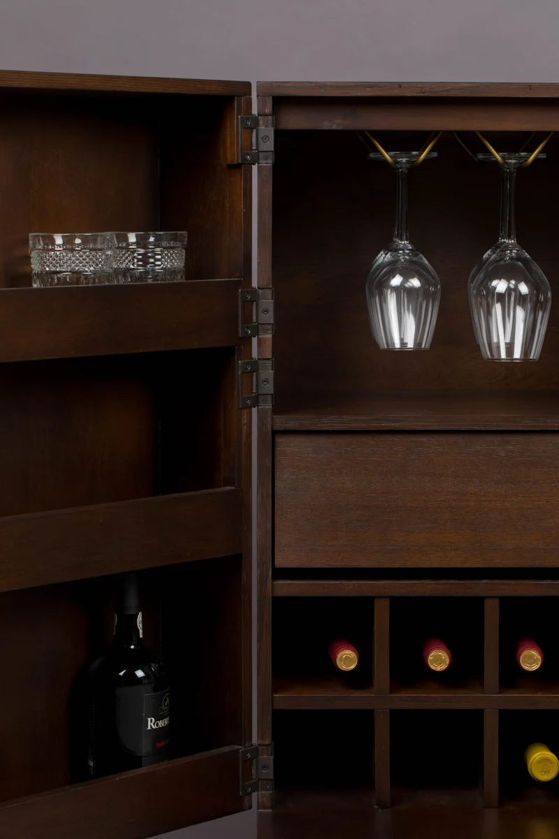 Weinschrank CLASS | Design Barschrank aus Akazie von DutchBone