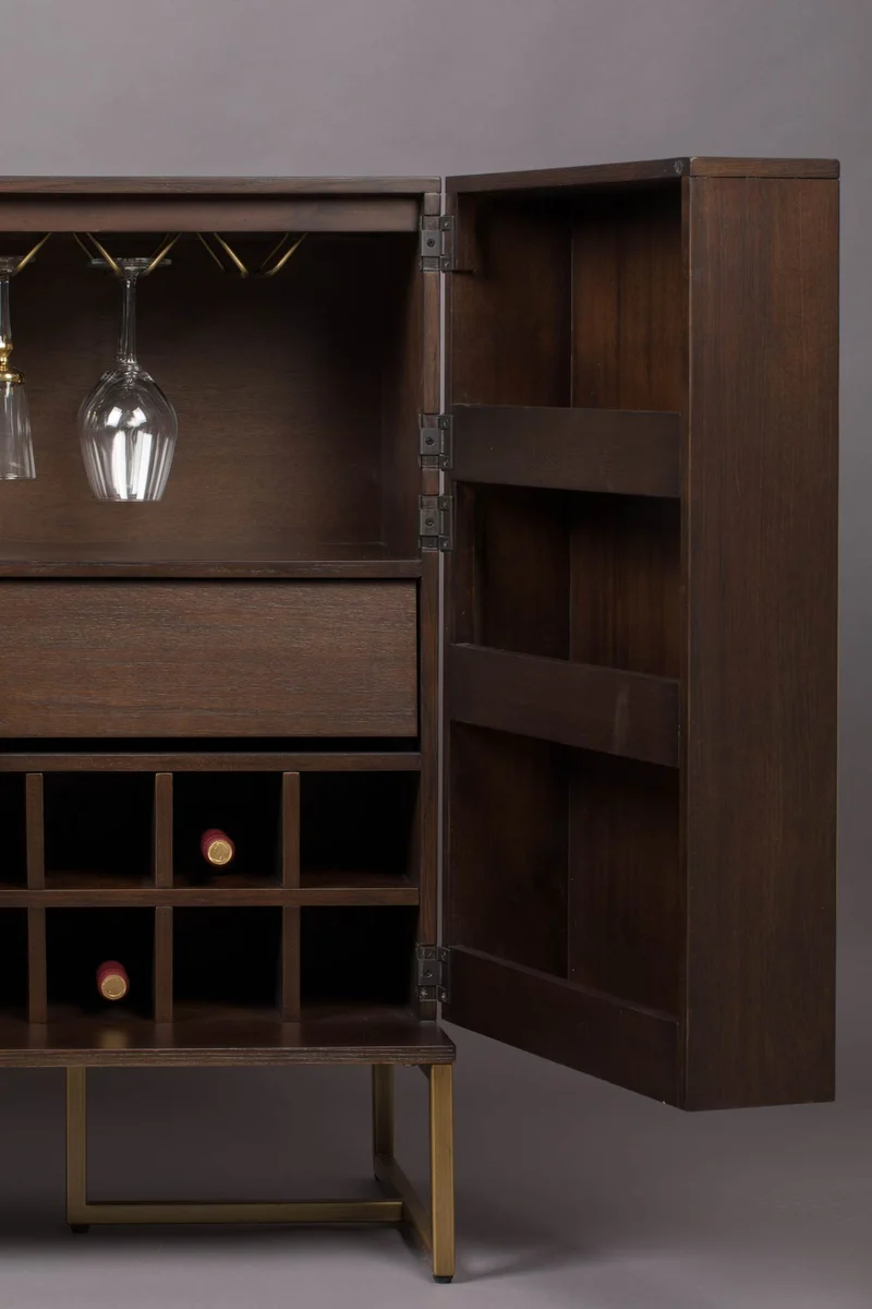 Weinschrank CLASS | Design Barschrank aus Akazie von DutchBone