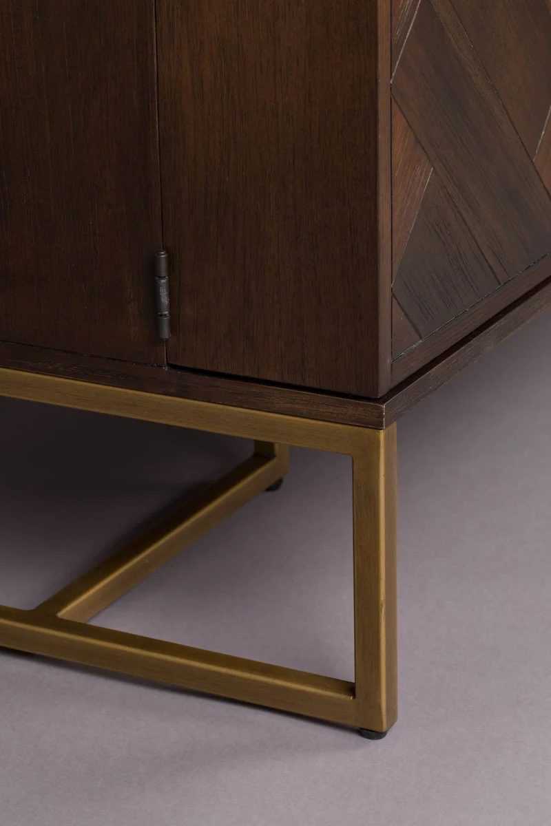 Weinschrank CLASS | Design Barschrank aus Akazie von DutchBone