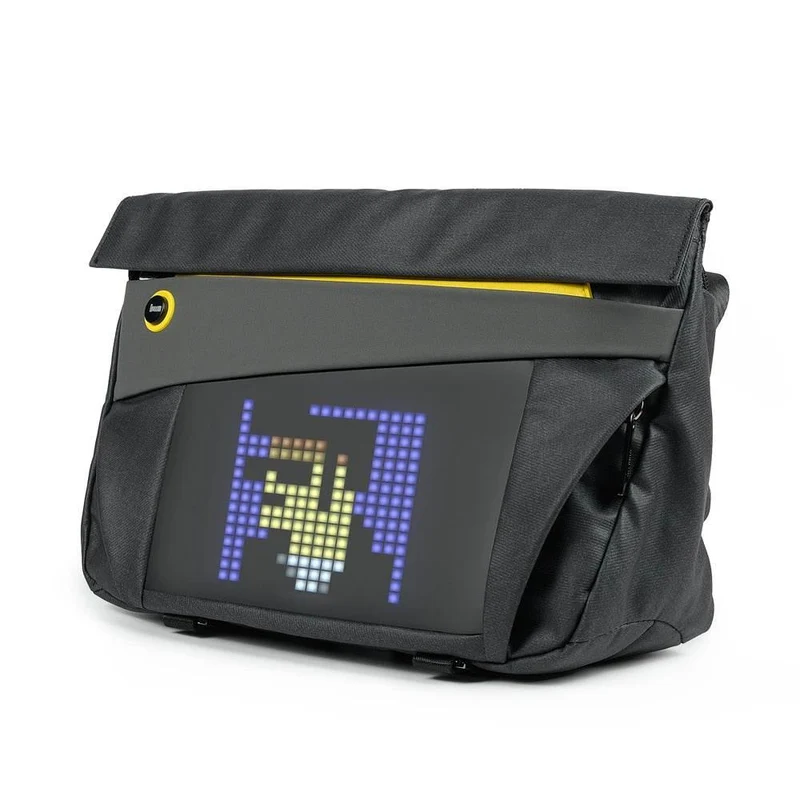 Custom Waterproof Messenger Bag - Pixel Art Design Bag
