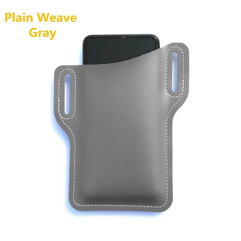 Retro Leather Phone Holder - Stylish Waist Pouch