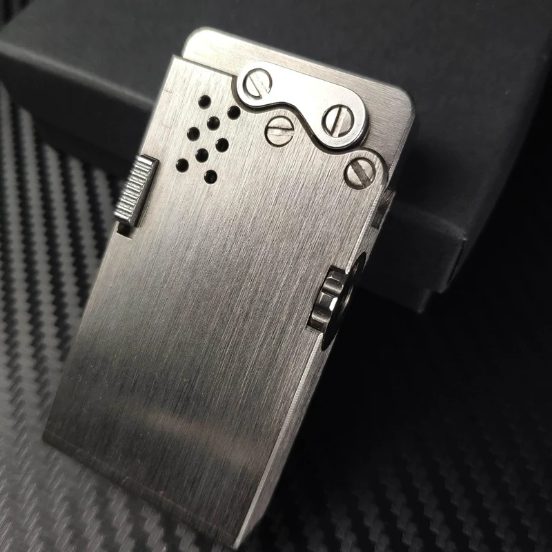 Titanium Automatic Lighter - Handmade Mechanical Flame Tool
