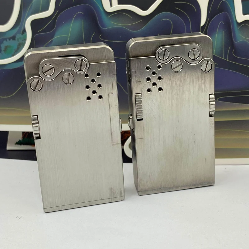 Titanium Automatic Lighter - Handmade Mechanical Flame Tool