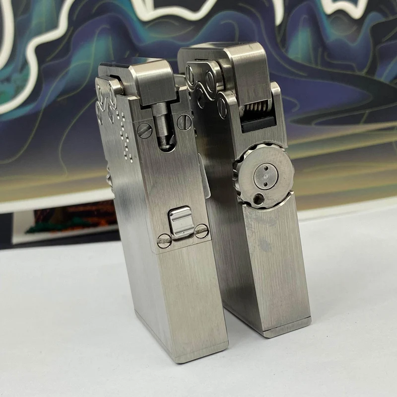Titanium Automatic Lighter - Handmade Mechanical Flame Tool